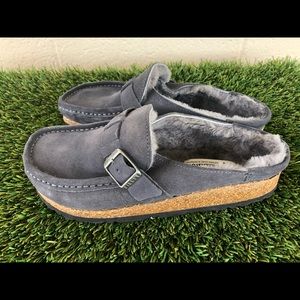 buckley genuine shearling mule